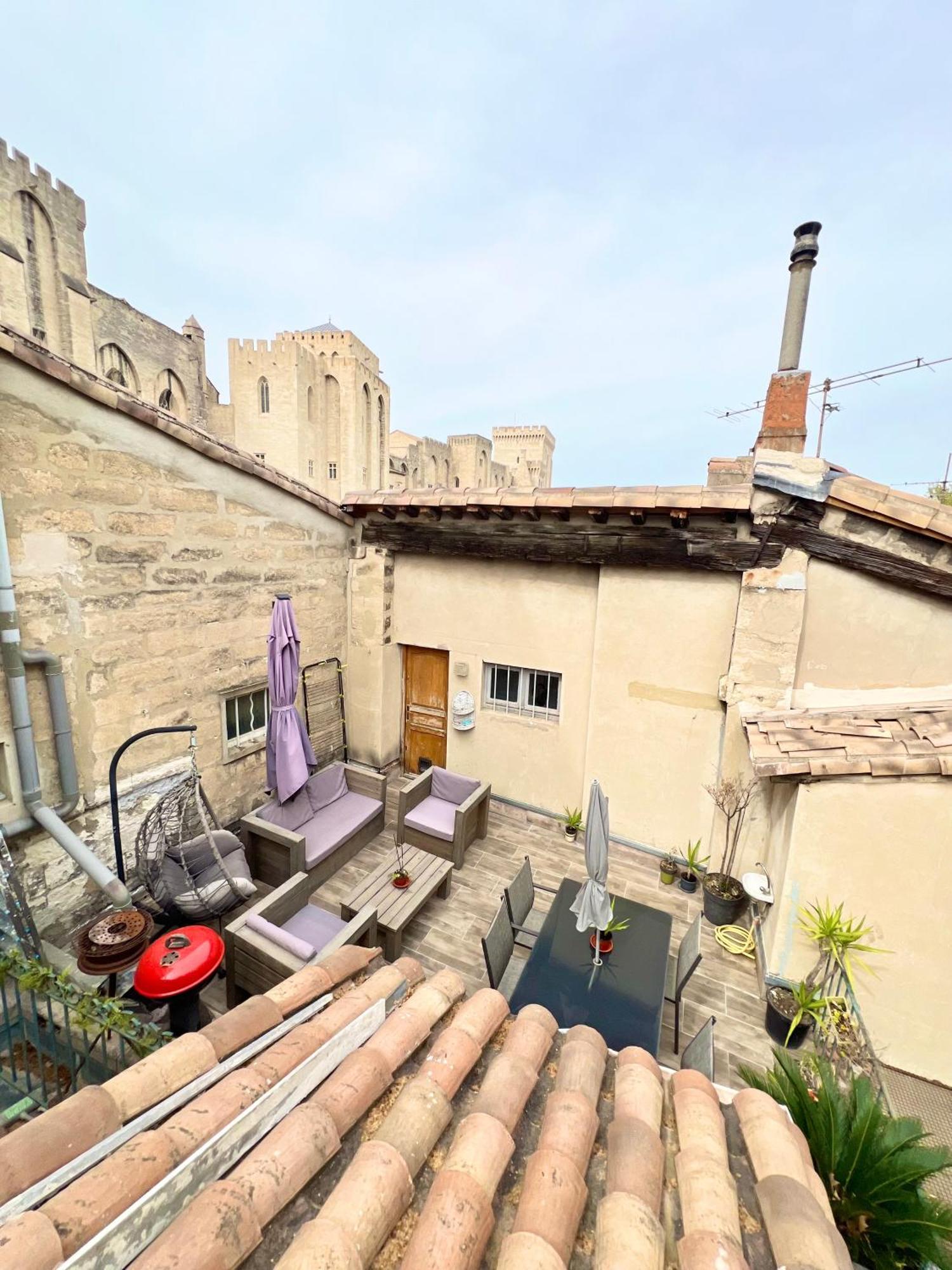 דירות אביניון Renove, Vue Sur Palais Des Papes, Terrasse Et Wifi Troisieme Etage מראה חיצוני תמונה
