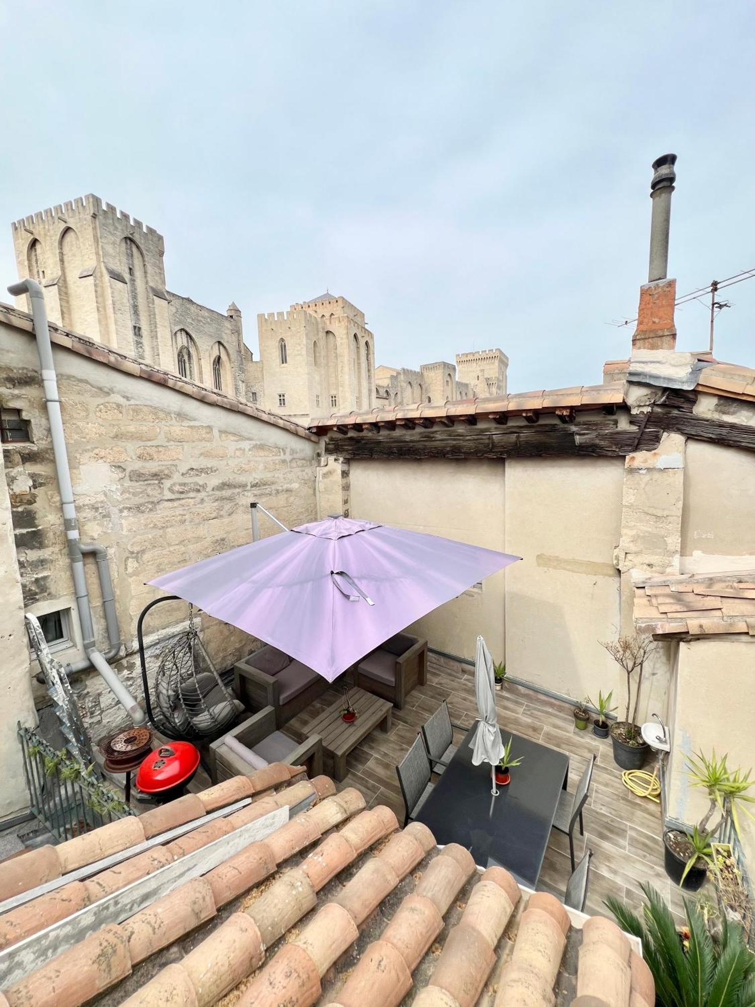 דירות אביניון Renove, Vue Sur Palais Des Papes, Terrasse Et Wifi Troisieme Etage מראה חיצוני תמונה